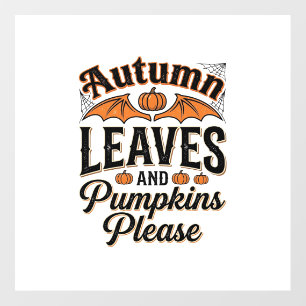 Autumn Leaves Pumpkins Please Vintage Fall_1 Floor Decals