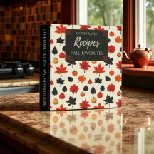 Autumn Leaves & Pumpkins Recipe Customizable
