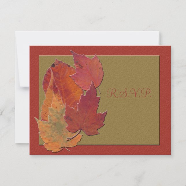 Autumn Leaves Response Card (Front)