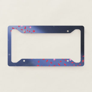 Autumn Leaves & Roses  License Plate Frame