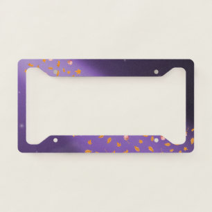 Autumn Leaves & Roses License Plate Frame