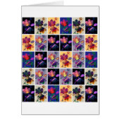 Autumn Leaves Rustic Patchwork Quilt Collage (Front)