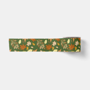 Autumn Leaves Satin Ribbon