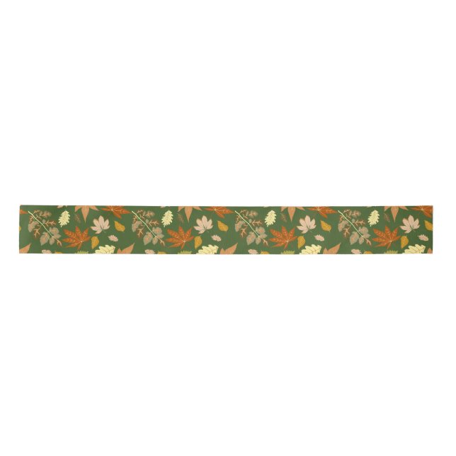Autumn Leaves Satin Ribbon (Front)