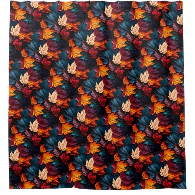 Autumn Leaves Shower Curtain (Front)