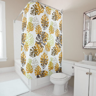 autumn leaves shower curtain