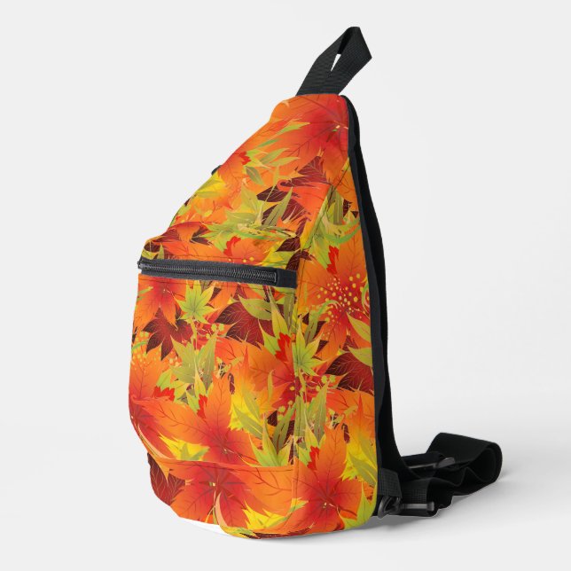 Autumn Leaves  Sling Bag (Right Corner)