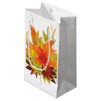 Autumn Leaves Small Gift Bag