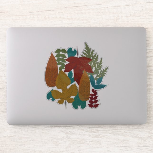 Autumn Leaves Sticker (Computer)