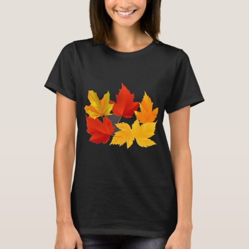 Autumn leaves t_shirt