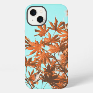 Autumn Leaves Teal and Orange iPhone 13 Case