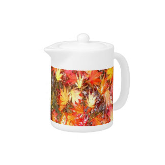 AUTUMN LEAVES TEAPOT