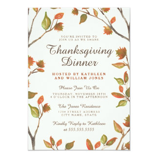 Thanksgiving Day Invitations 9