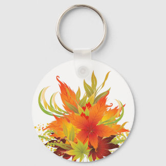 Autumn Leaves Thanksgiving Keychain