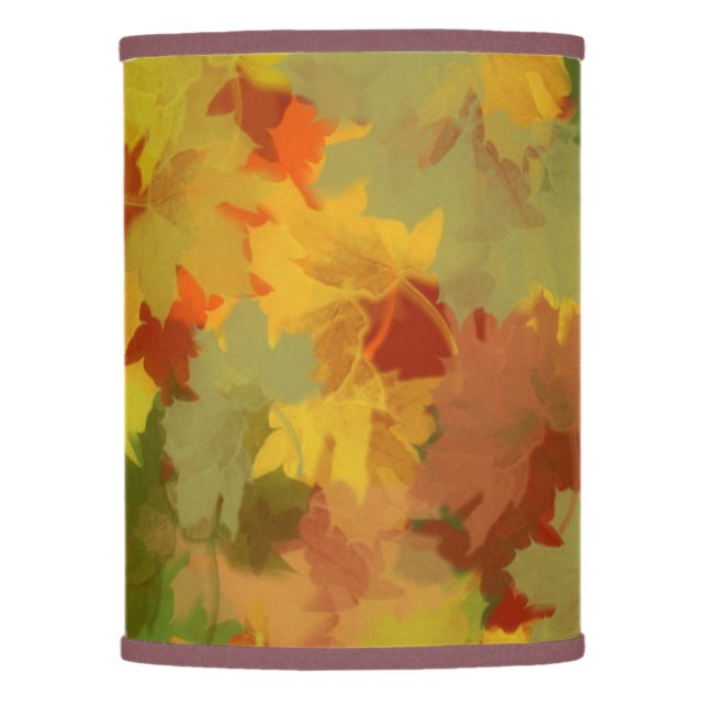Autumn Leaves Thanksgiving Lamp Shade (Front)