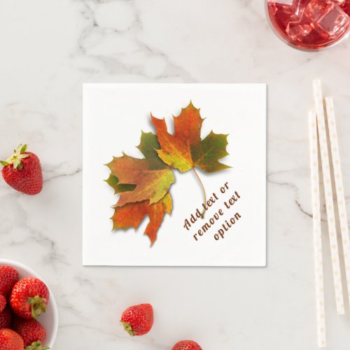 Autumn Leaves Thanksgiving Napkins