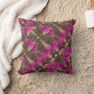 Autumn Leaves Thanksgiving Throw Pillow