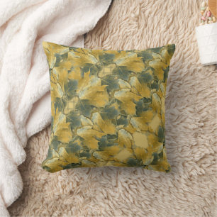Autumn Leaves Thanksgiving Throw Pillow