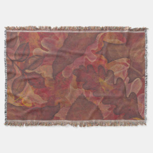 Autumn Leaves Throw Blanket