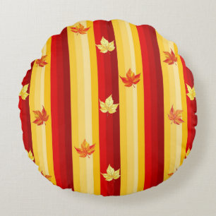 Autumn leaves throw pillow