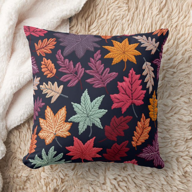 Autumn Leaves Throw Pillow (Creator Uploaded)