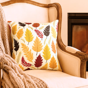 Autumn Leaves Throw Pillow