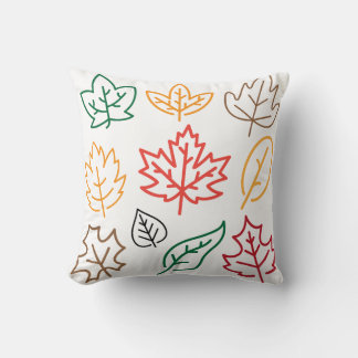 Autumn Leaves Throw Pillow