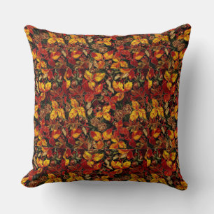 Autumn Leaves Throw Pillow