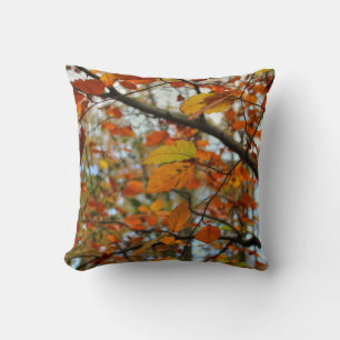 Autumn Leaves Throw Pillow