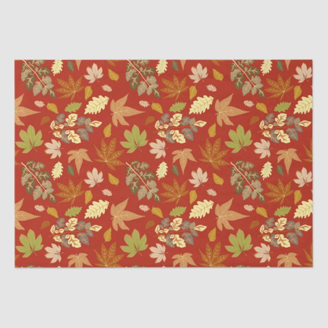 Autumn Leaves Tissue Paper (Front)