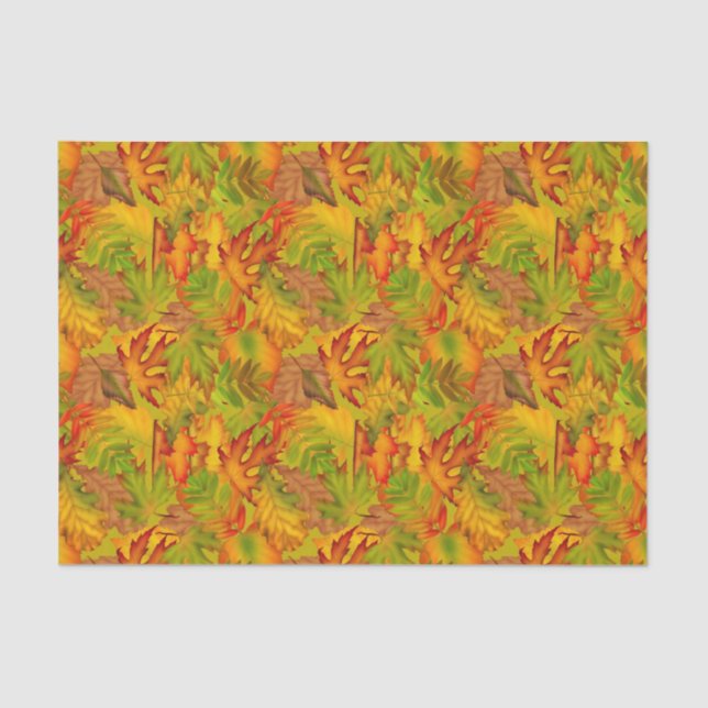 Autumn Leaves Tissue Paper (Front)