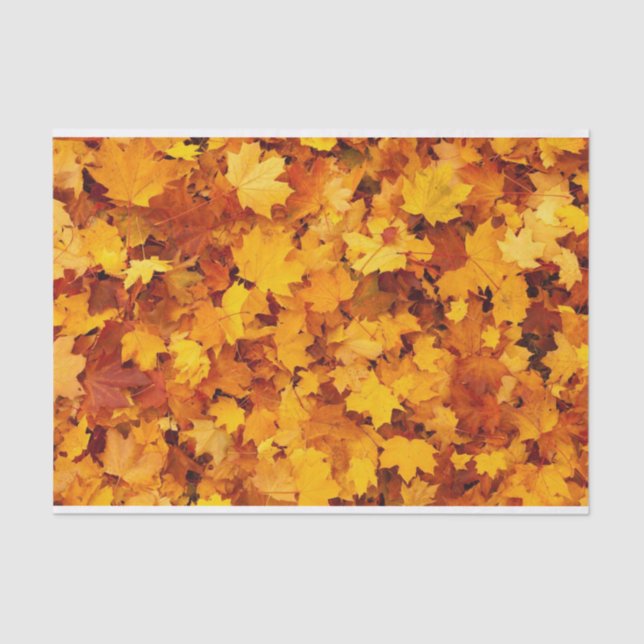 autumn leaves tissue paper (Front)