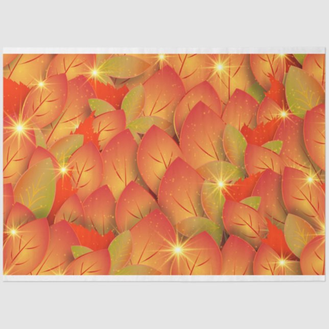 autumn leaves tissue paper (Front)