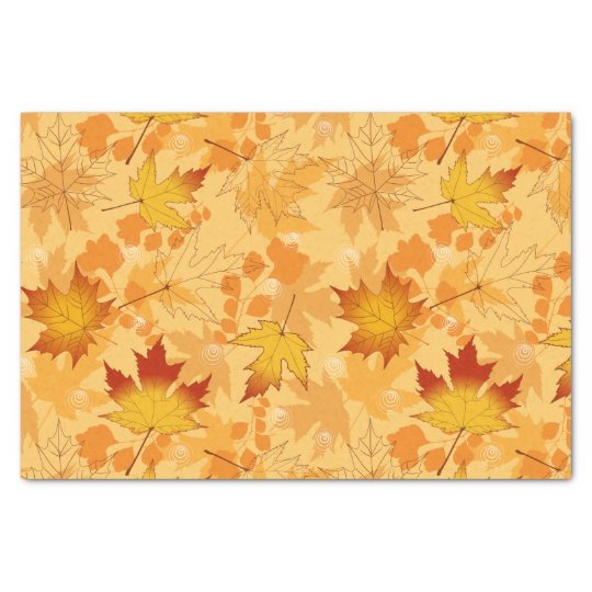 Autumn Leaves Tissue Paper | Zazzle.com