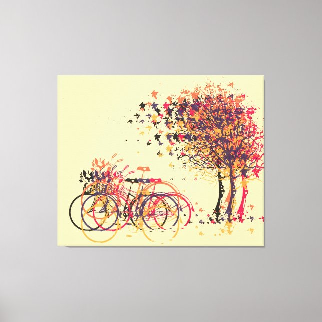 Autumn Leaves Trees #3 Canvas Print (Front)