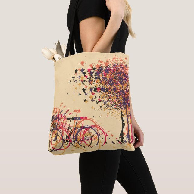Autumn Leaves Trees #3 Tote Bag (Close Up)