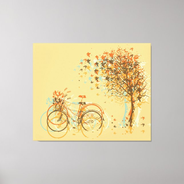 Autumn Leaves Trees #4 Canvas Print (Front)