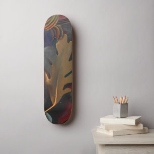 Autumn Leaves Under Water Georgia O'Keeffe Skateboard