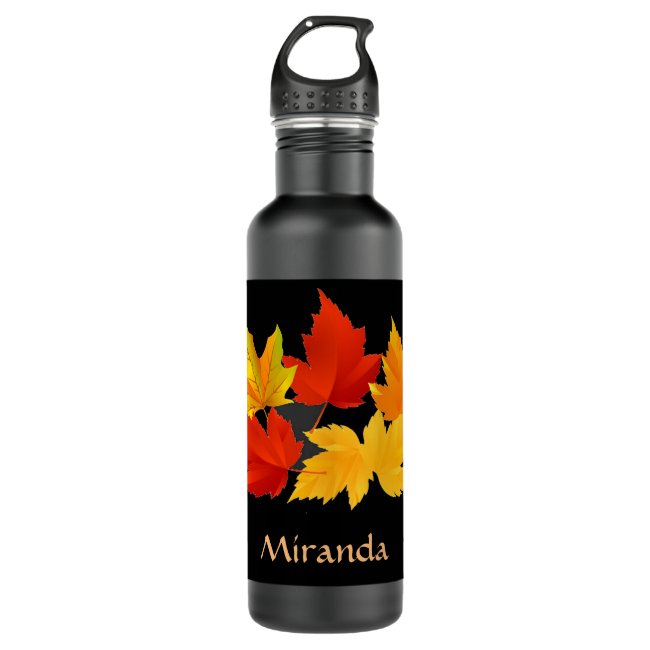 Autumn Leaves Water Bottle