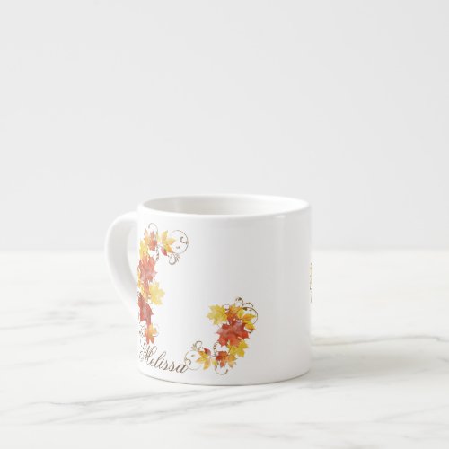 Autumn Leaves Watercolor ALWX Espresso Cup