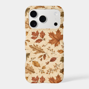 Autumn Leaves Watercolor Pattern iPhone 17 Pro Case