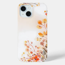 Autumn Leaves Watercolor Phone Case