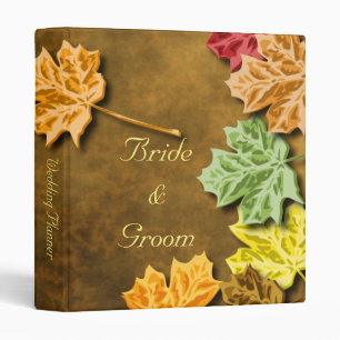 Autumn Leaves Wedding Planner Binder