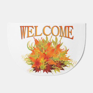 Autumn Leaves Welcome Doormat
