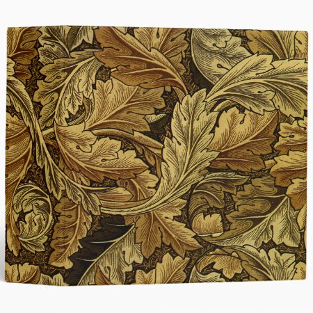 Autumn Leaves William Morris Pattern Binder