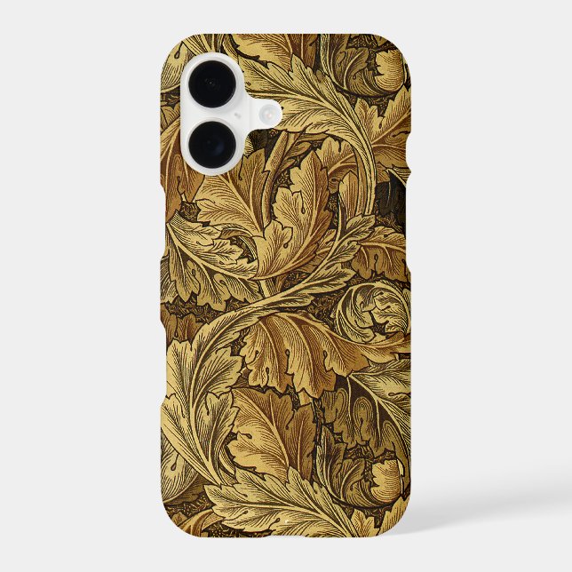 Autumn leaves William Morris pattern Iphone Case (Back)