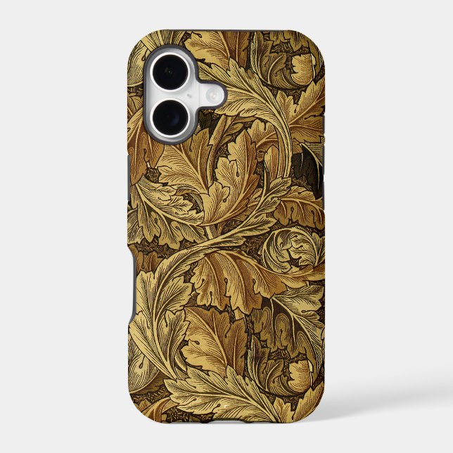 Autumn leaves William Morris pattern Iphone Case (Back)