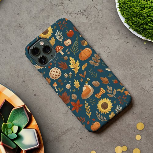 Autumn Leaves with a Dash of Thanksgiving Case_Mate iPhone 14 Pro Max Case