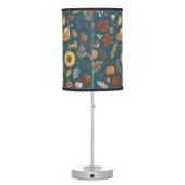Autumn Leaves with a Dash of Thanksgiving Table Lamp (Back)