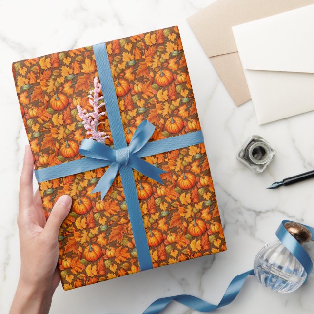 Autumn Leaves Wrapping Paper (Gifting)